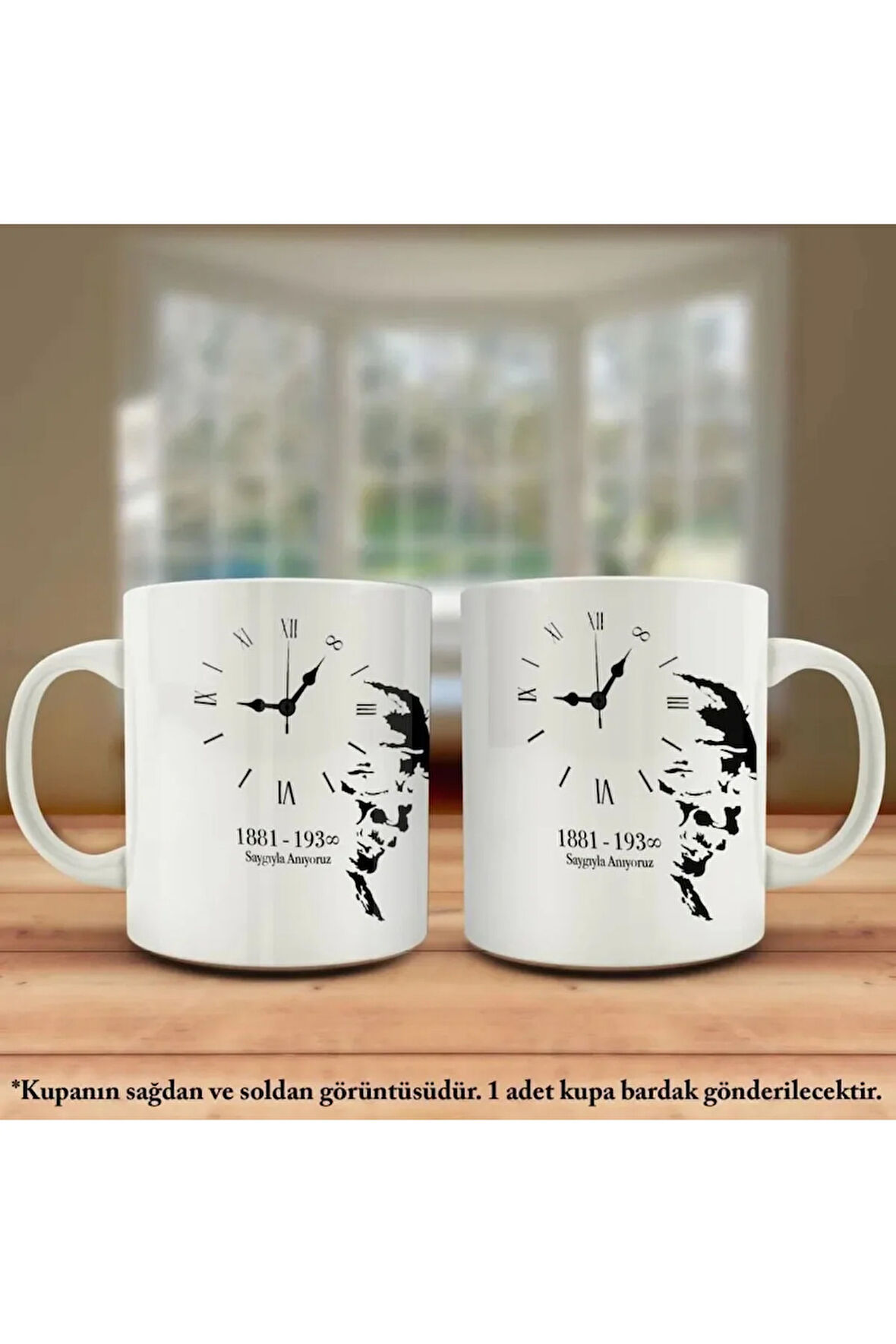 Kişiye Özel| Kişiselleştirilebilir 10 Kasım ATATÜRK Baskılı Kupa