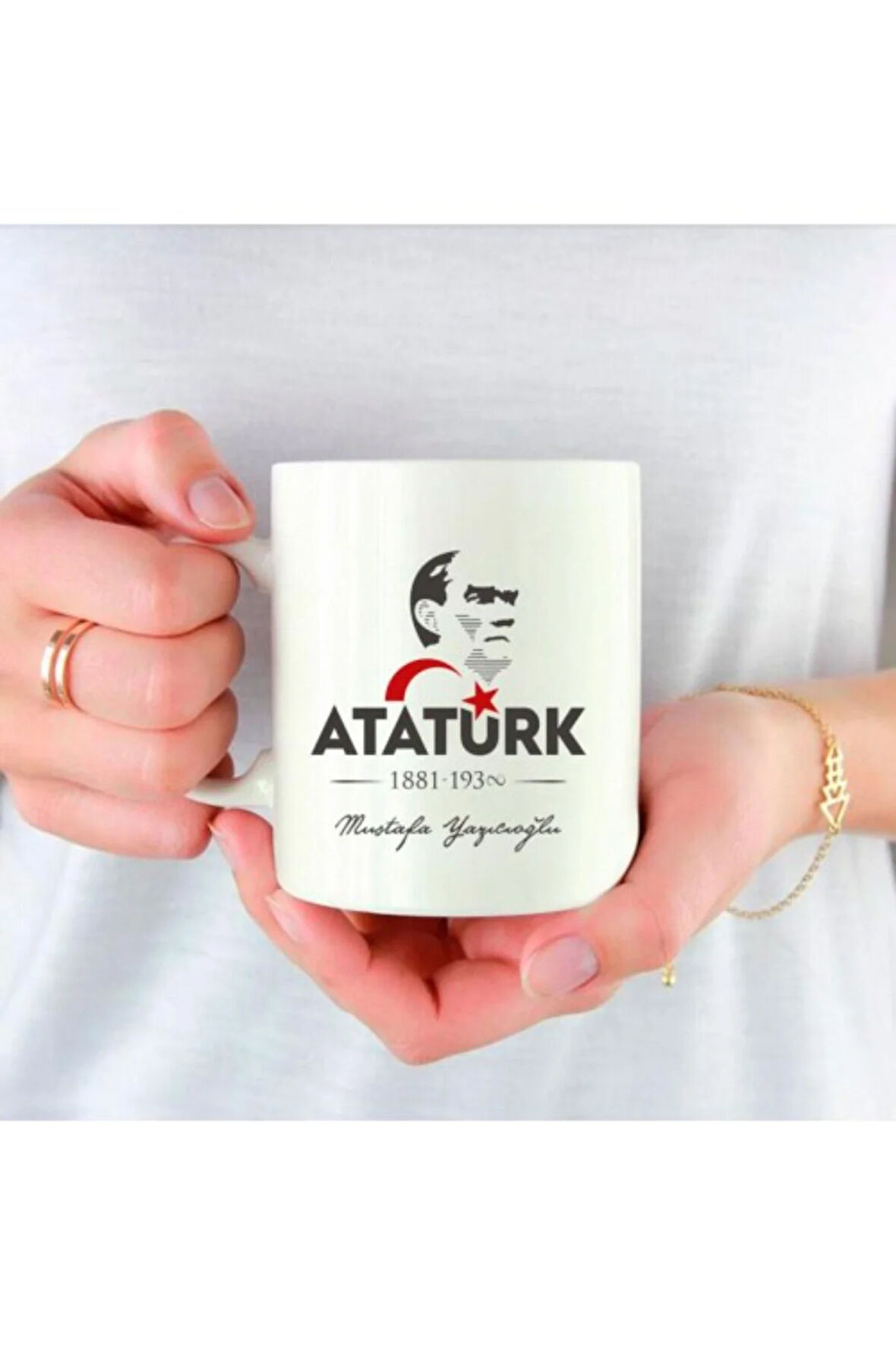 Kişiye Özel| Kişiselleştirilebilir 10 Kasım ATATÜRK Baskılı Kupa