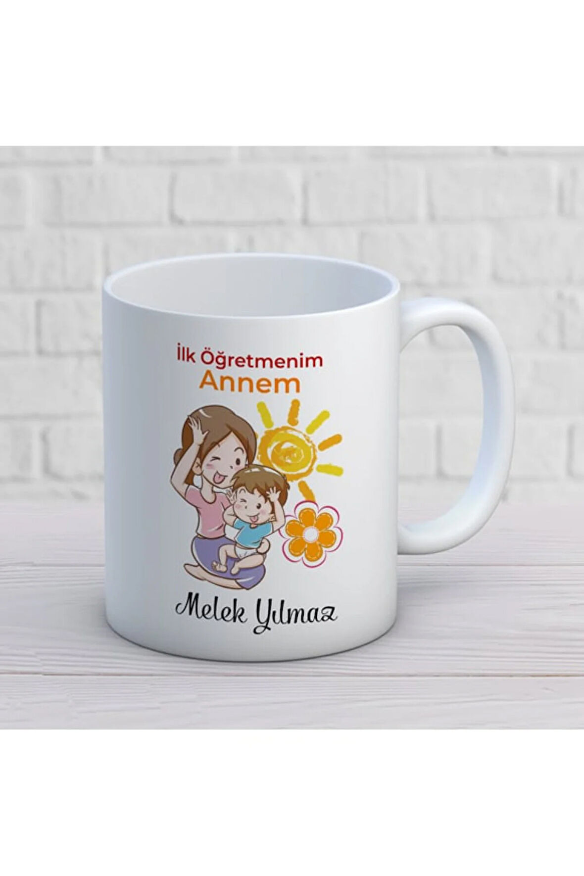 Anneler Gününe Özel|Anneniz İçin Kişiselleştirilebilir Hediye Kupa Bardak