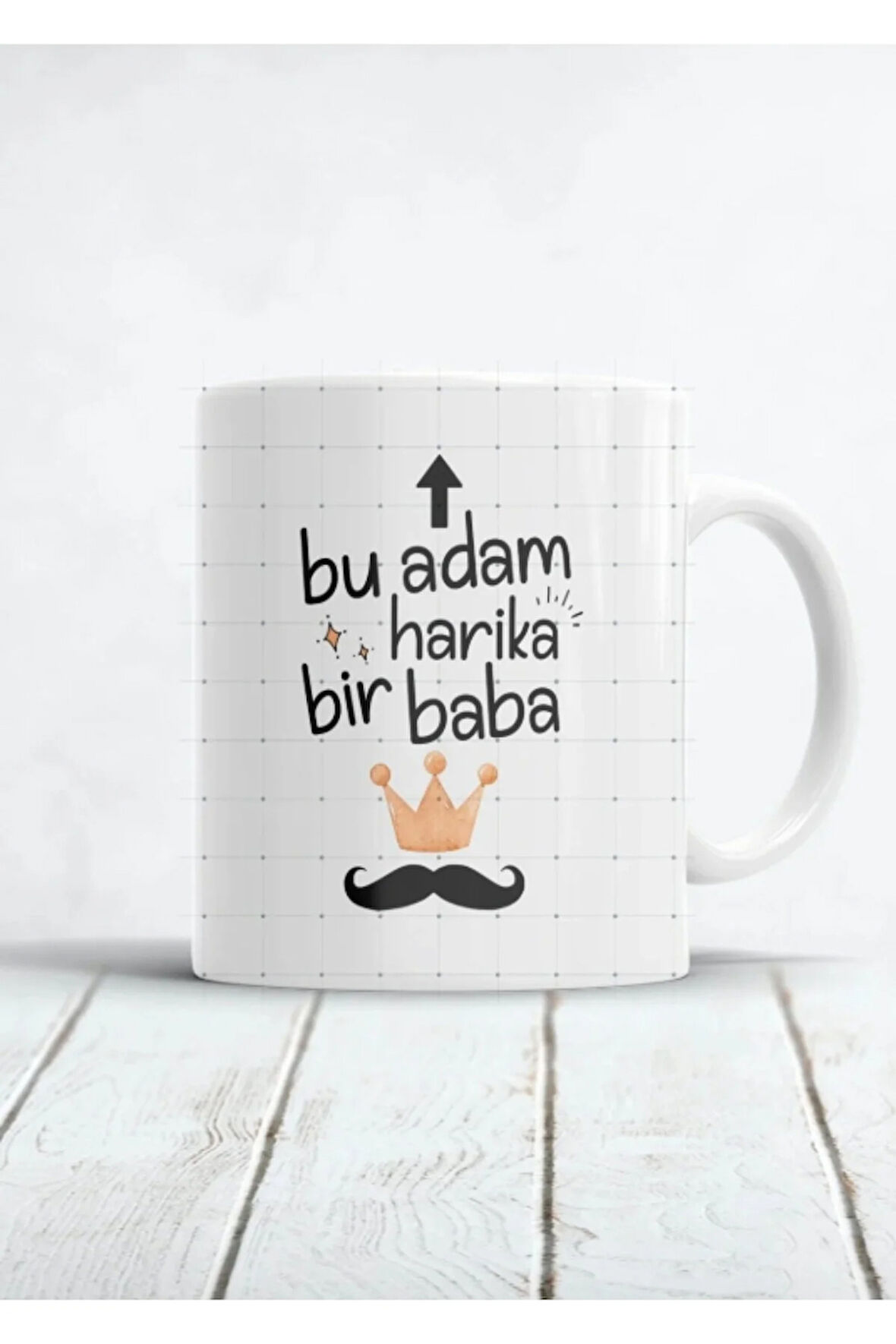 Babalar Gününe Özel|Babanız İçin Kişiselleştirilebilir Hediye Kupa Bardak