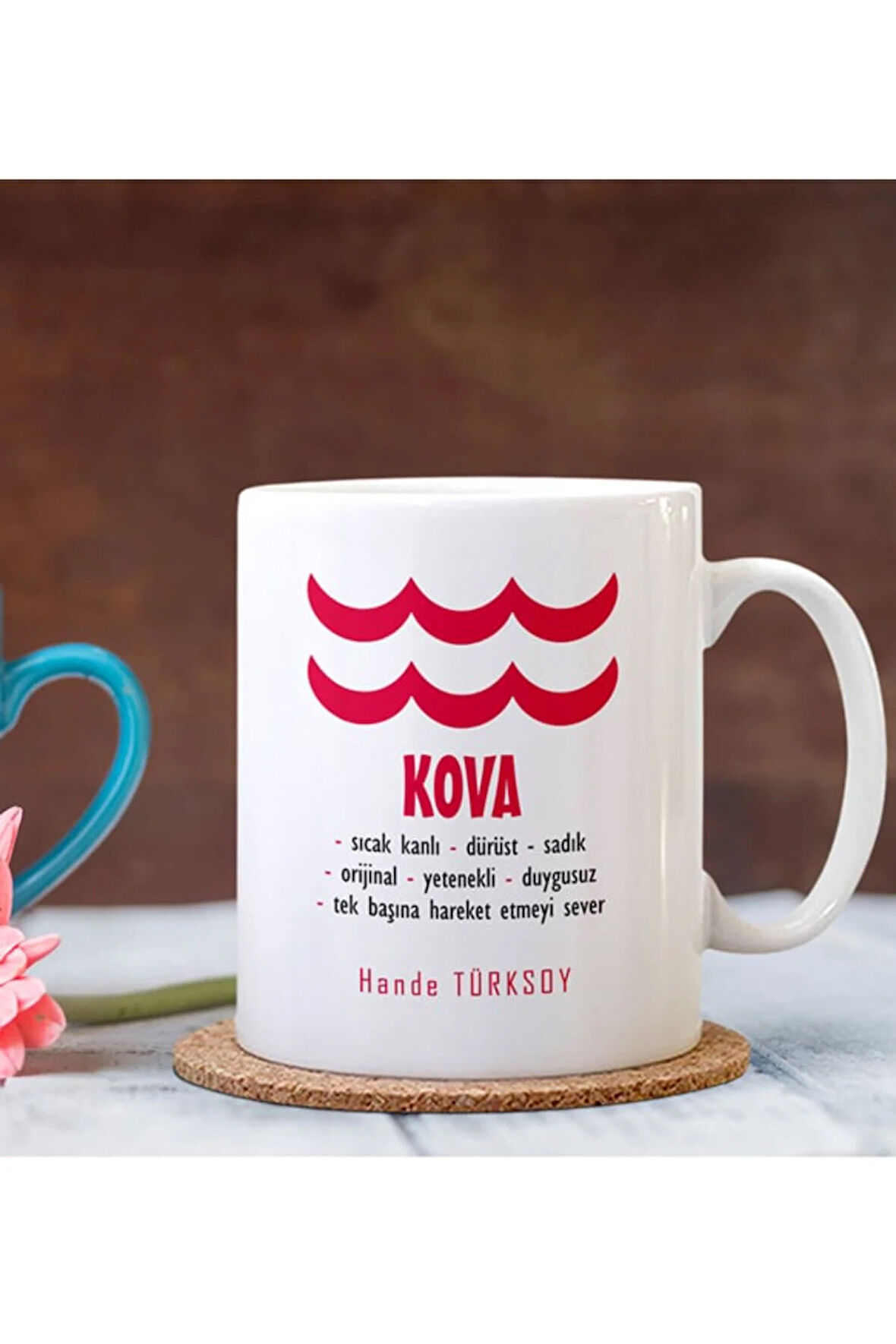 Kişiye Özel| Kişiselleştirilebilir Kova Burcu Hediye Kupa Bardak