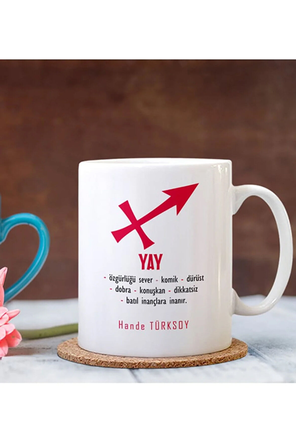 Kişiye Özel| Kişiselleştirilebilir Yay Burcu Hediye Kupa Bardak