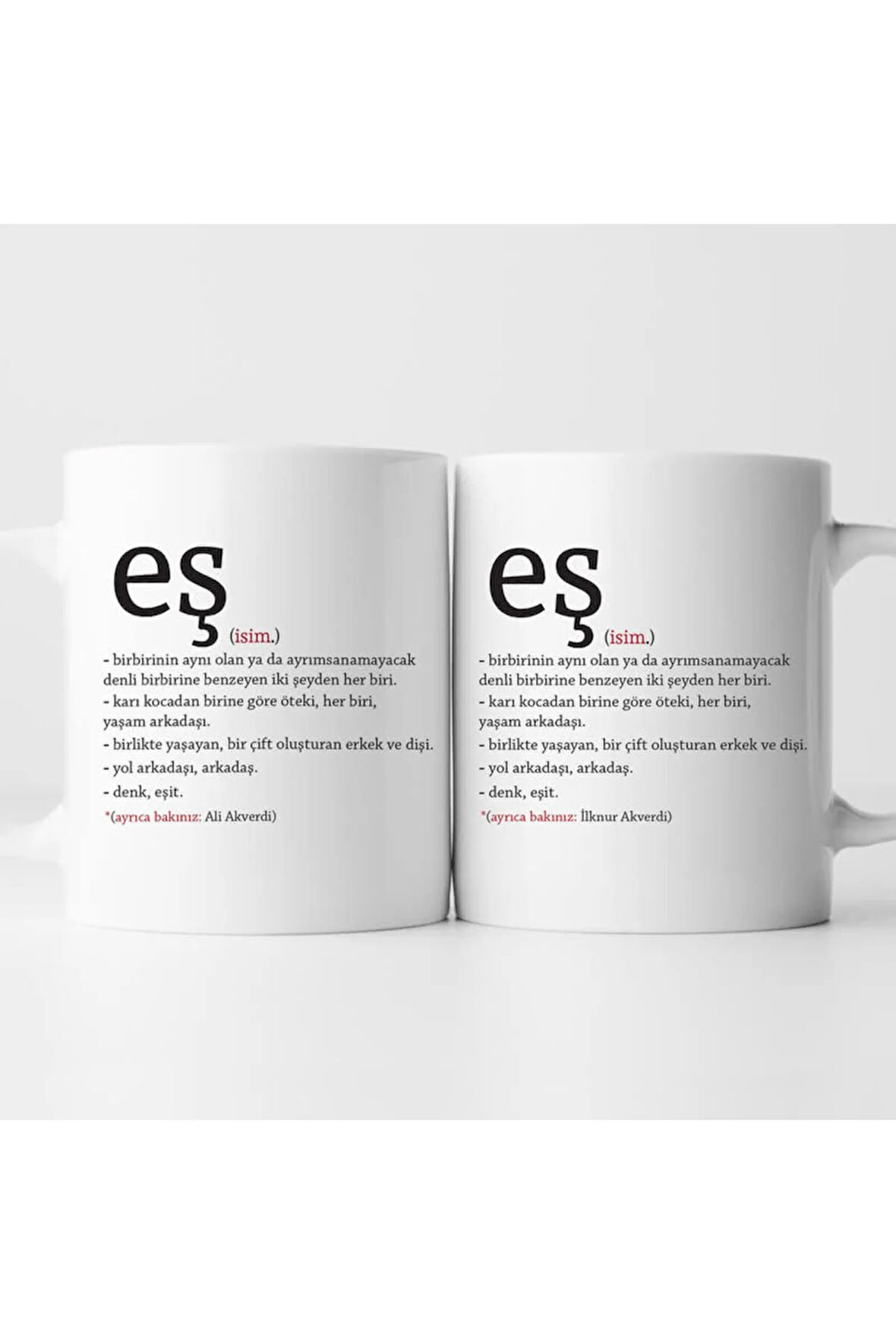 Sevgililer Gününe Özel| Kişiselleştirilebilir 14 Şubat Hediye Çift Kupa Bardak Seti