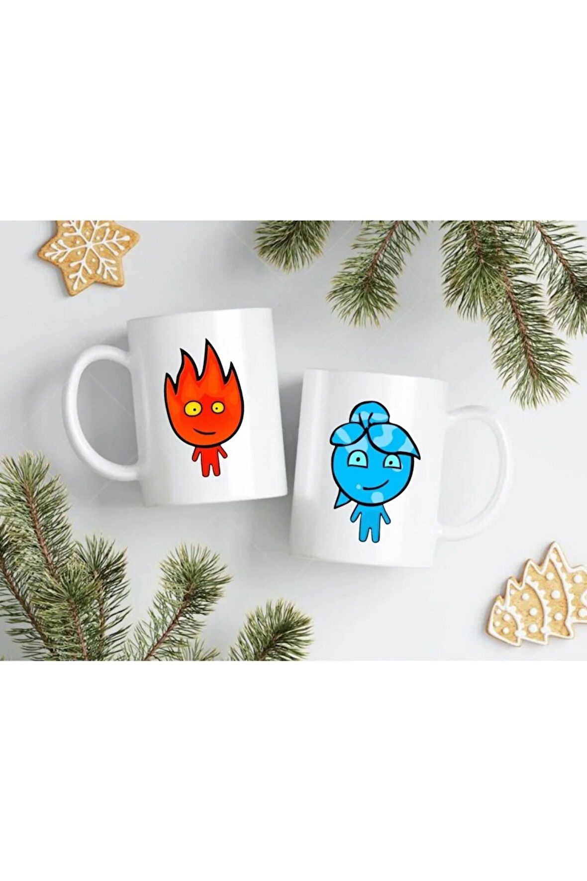 Sevgililer Gününe Özel| Kişiselleştirilebilir 14 Şubat Hediye Çift Kupa Bardak Seti