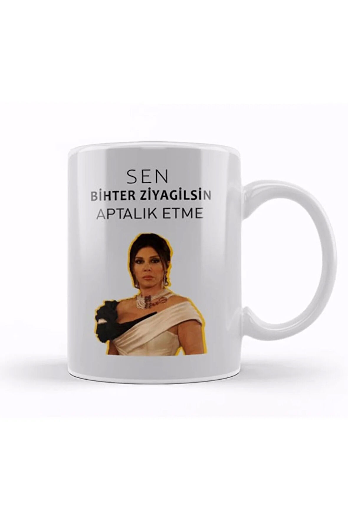 Aşk-ı Memnu Aptallık Etme Tasarımlı Hediye Kupa Bardak