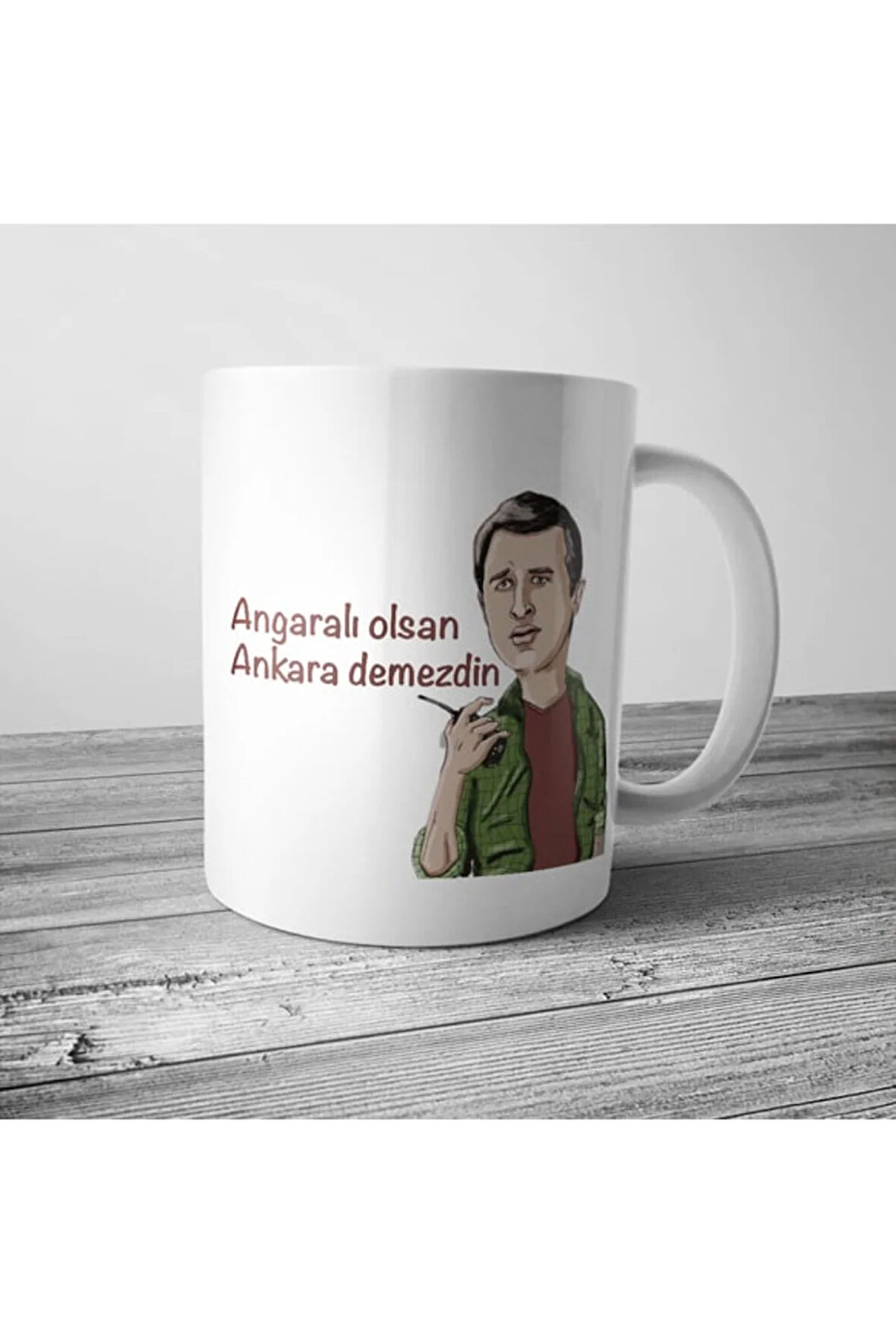 Behzat Ç. Angara Tasarımlı Hediye Kupa Bardak