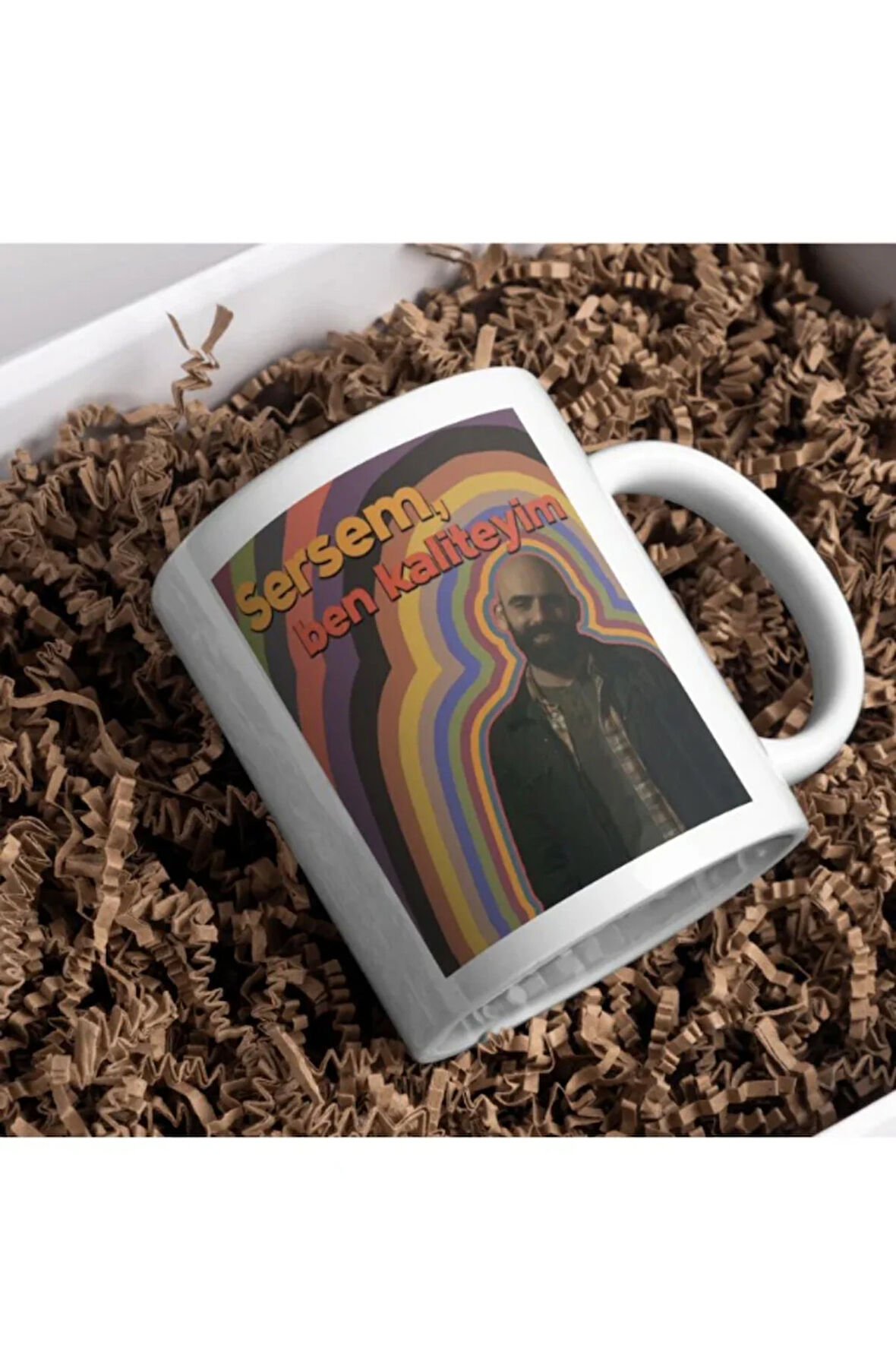 Gibi İlkkan Sersem Ben Kaliteyim Tasarımlı Hediye Kupa Bardak