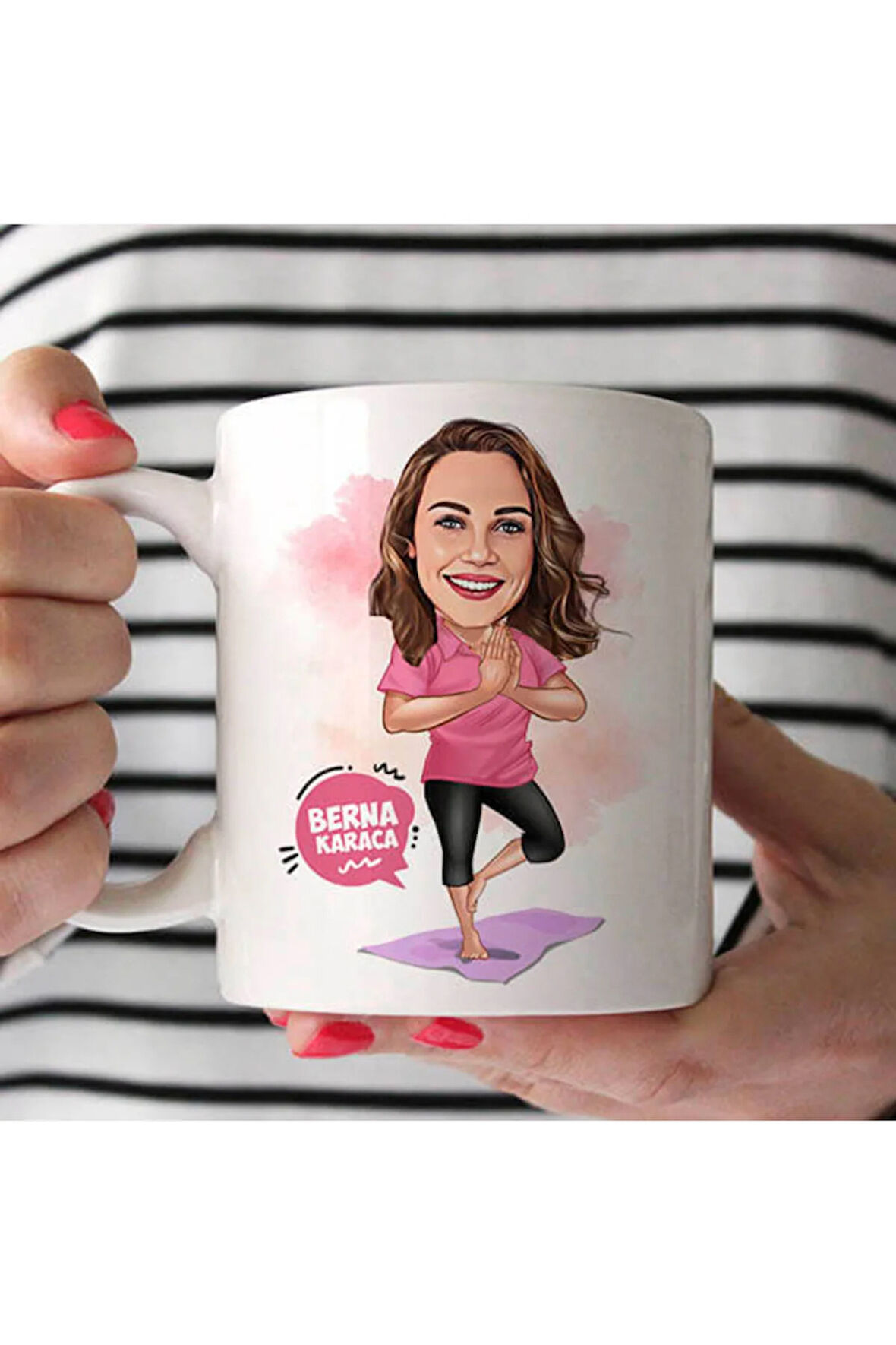 Sevgileye-Arkadaşa Özel Hediyelik|Kişiselleştirilebilir Karikatür Hediye Kupa Bardak