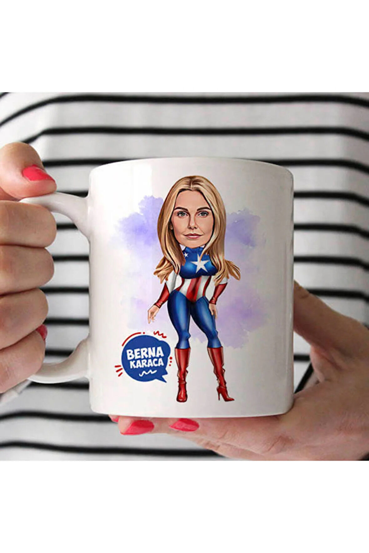 Sevgileye-Arkadaşa Özel Hediyelik|Kişiselleştirilebilir Karikatür Hediye Kupa Bardak