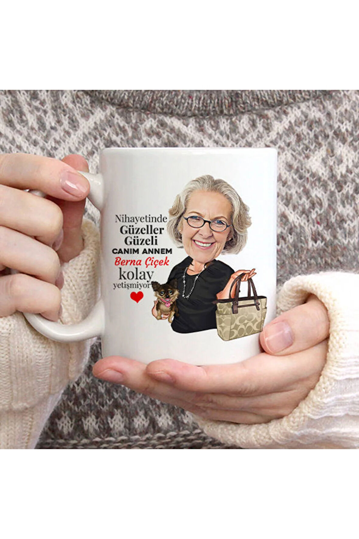 Sevgileye-Arkadaşa Özel Hediyelik|Kişiselleştirilebilir Karikatür Hediye Kupa Bardak