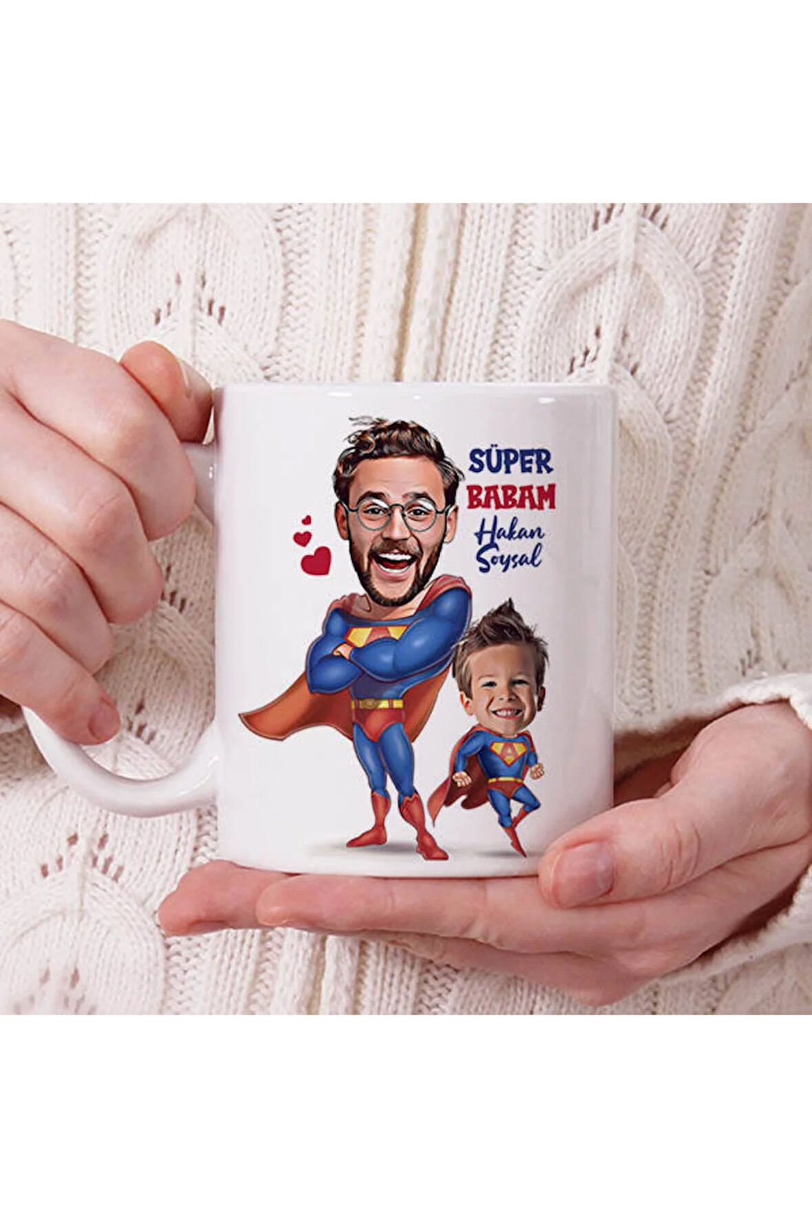 Sevgileye-Arkadaşa Özel Hediyelik|Kişiselleştirilebilir Karikatür Hediye Kupa Bardak