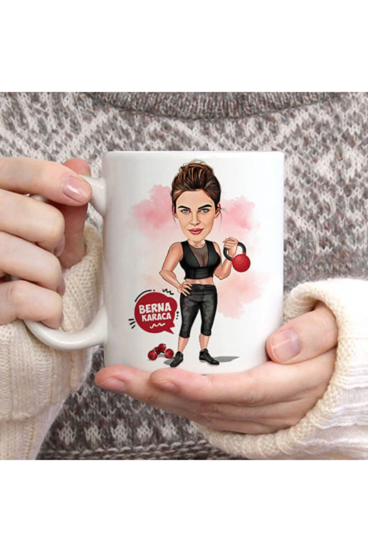 Sevgileye-Arkadaşa Özel Hediyelik|Kişiselleştirilebilir Karikatür Hediye Kupa Bardak