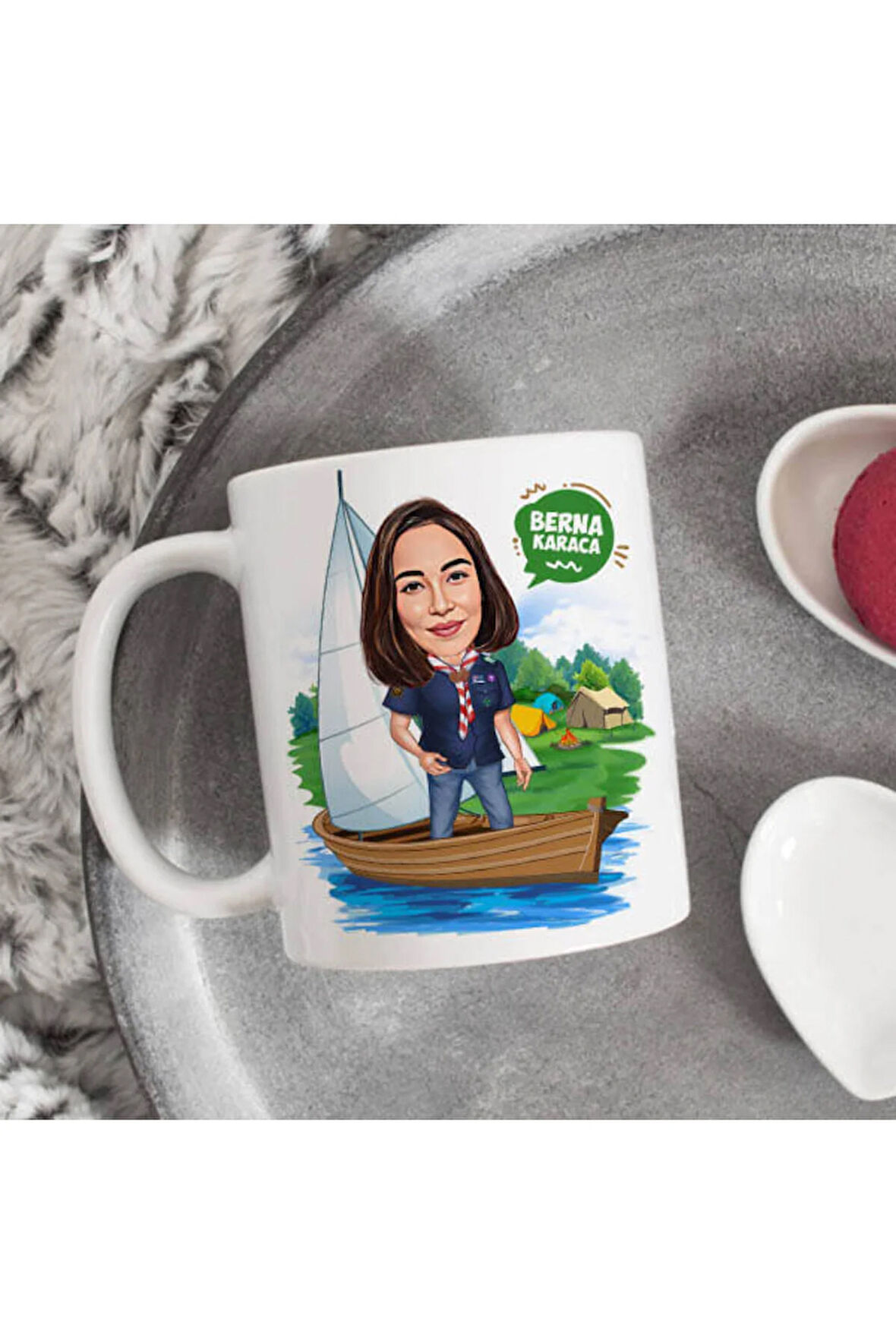 Sevgileye-Arkadaşa Özel Hediyelik|Kişiselleştirilebilir Karikatür Hediye Kupa Bardak