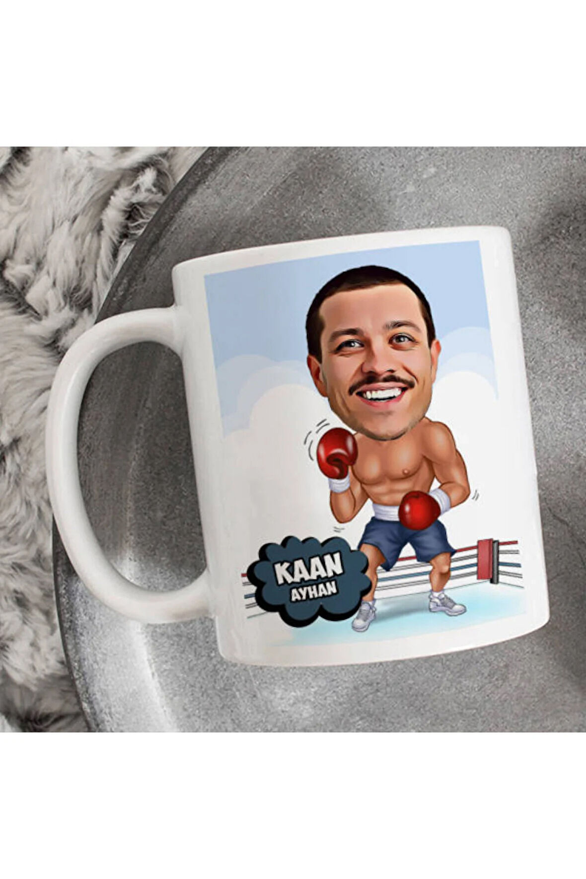 Sevgileye-Arkadaşa Özel Hediyelik|Kişiselleştirilebilir Karikatür Hediye Kupa Bardak