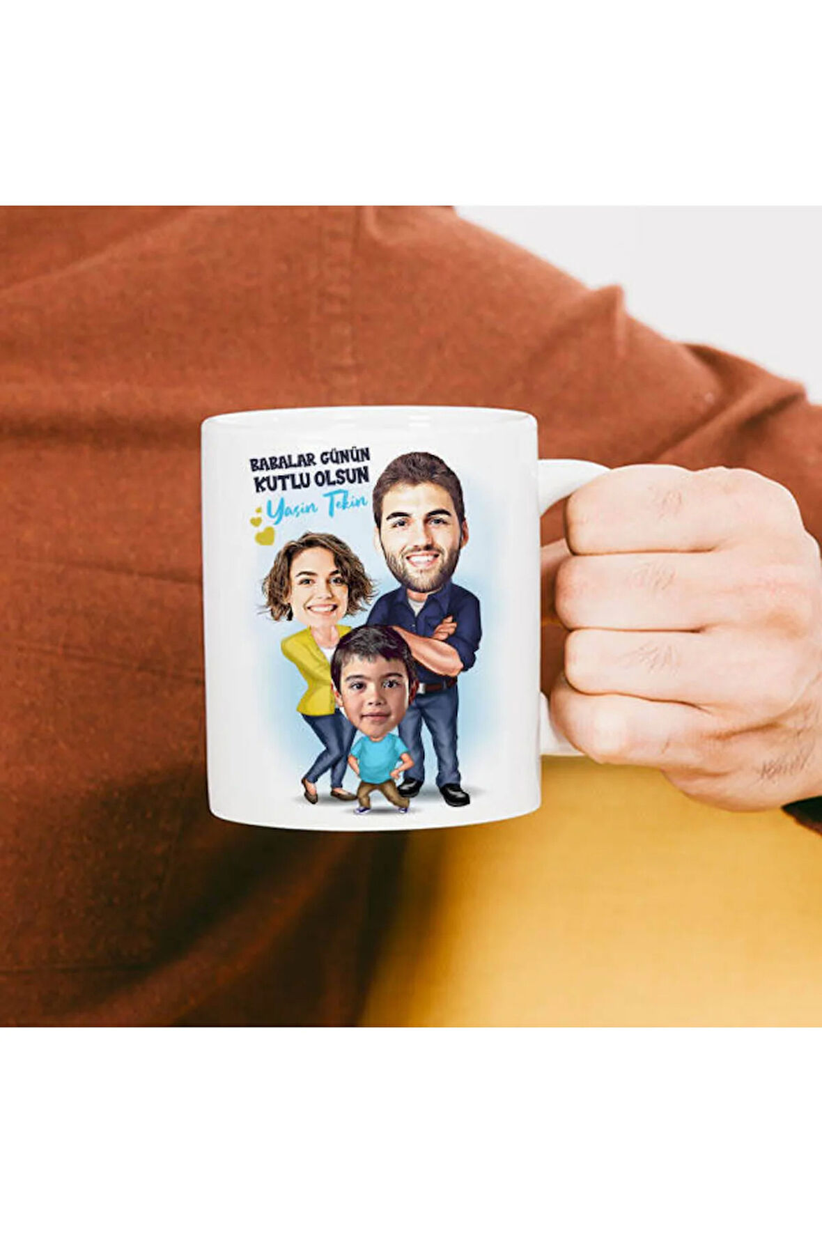 Sevgileye-Arkadaşa Özel Hediyelik|Kişiselleştirilebilir Karikatür Hediye Kupa Bardak