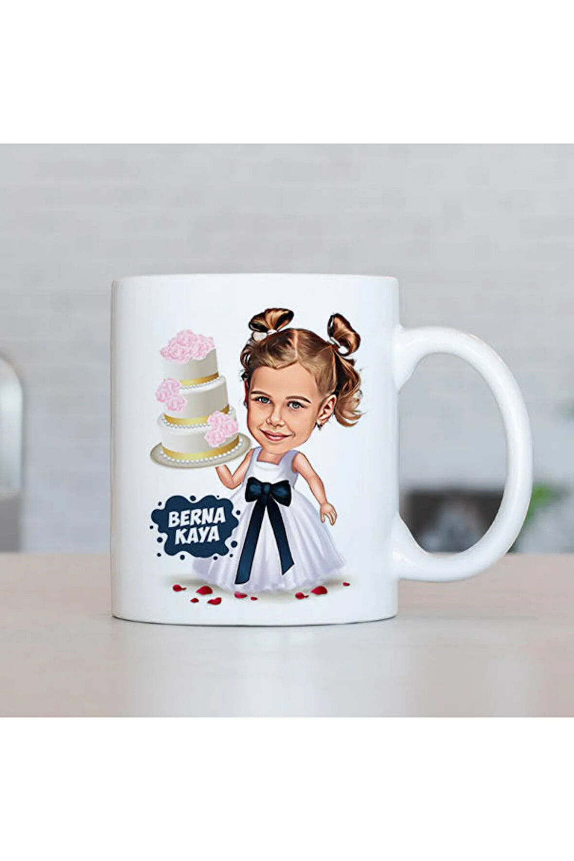 Sevgileye-Arkadaşa Özel Hediyelik|Kişiselleştirilebilir Karikatür Hediye Kupa Bardak