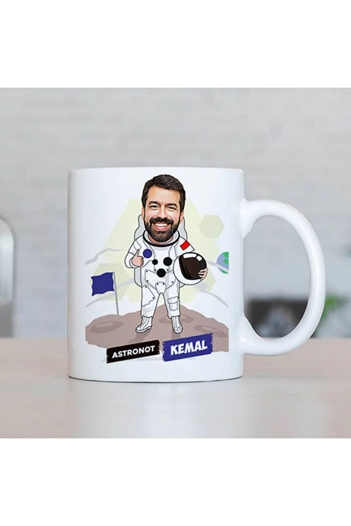 Sevgileye-Arkadaşa Özel Hediyelik|Kişiselleştirilebilir Karikatür Hediye Kupa Bardak