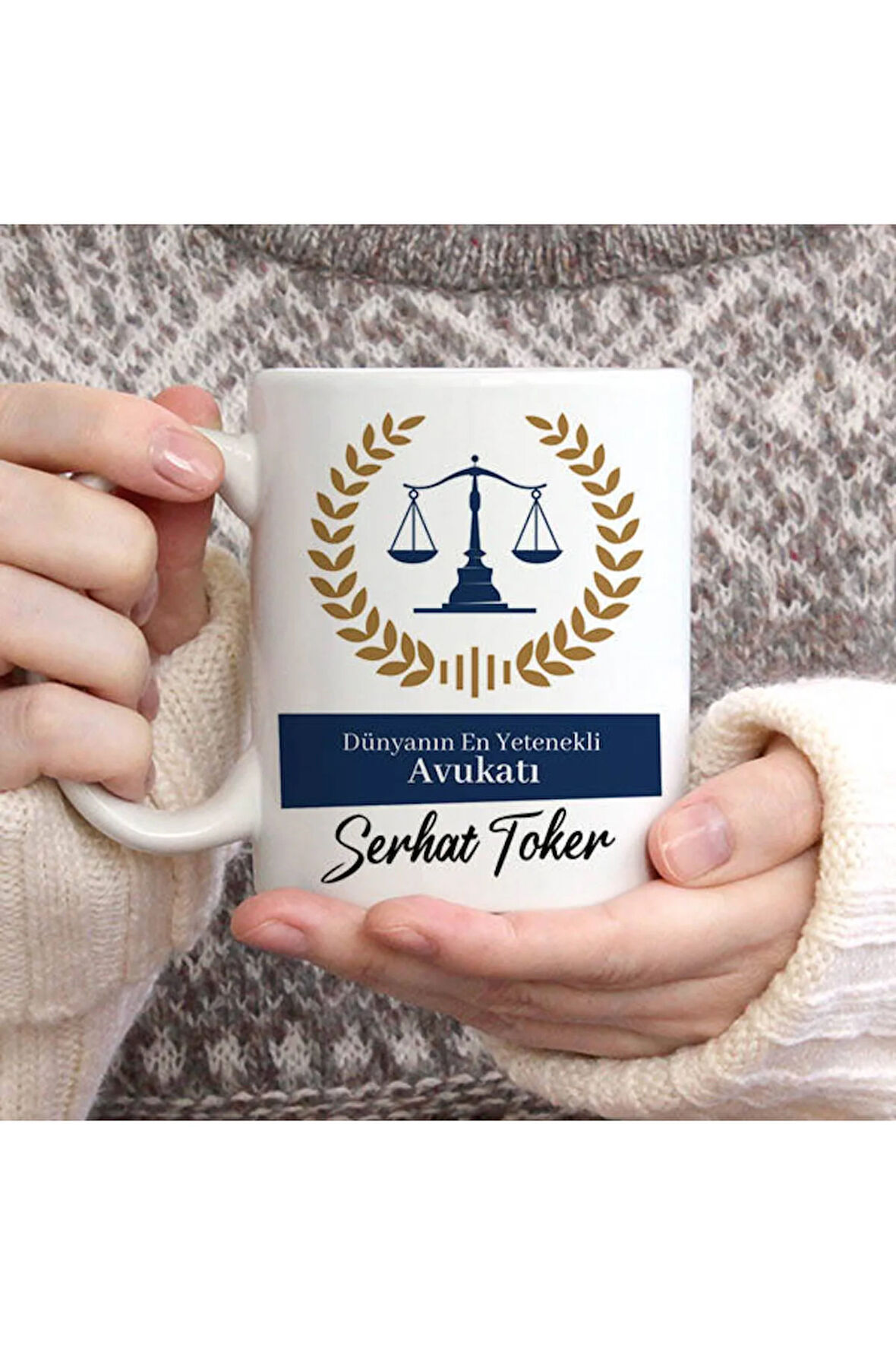 Mesleklere Özel Hediyelik|Kişiselleştirilebilir Avukat Hediye Kupa Bardak
