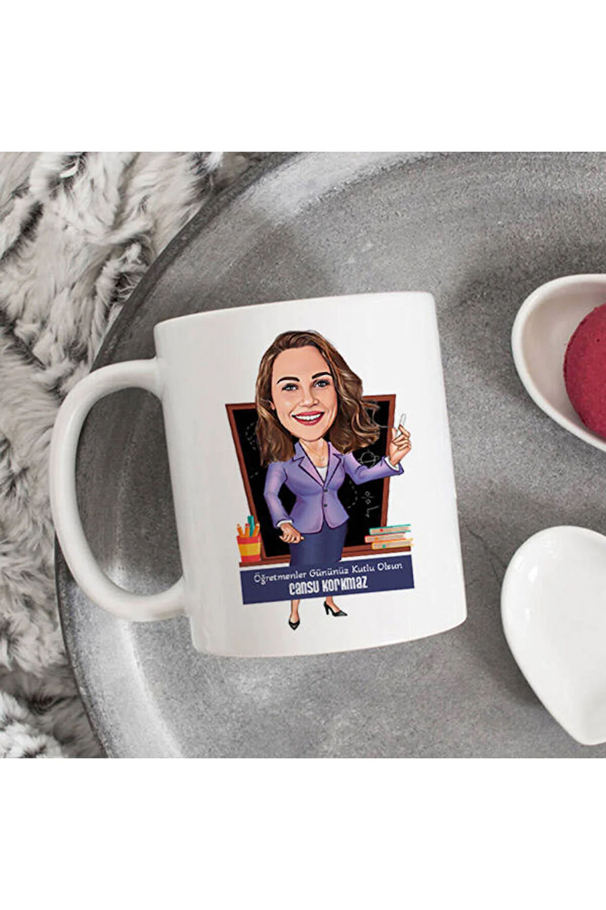 Mesleklere Özel Hediyelik|Kişiselleştirilebilir Kadın Öğretmen Hediye Kupa Bardak
