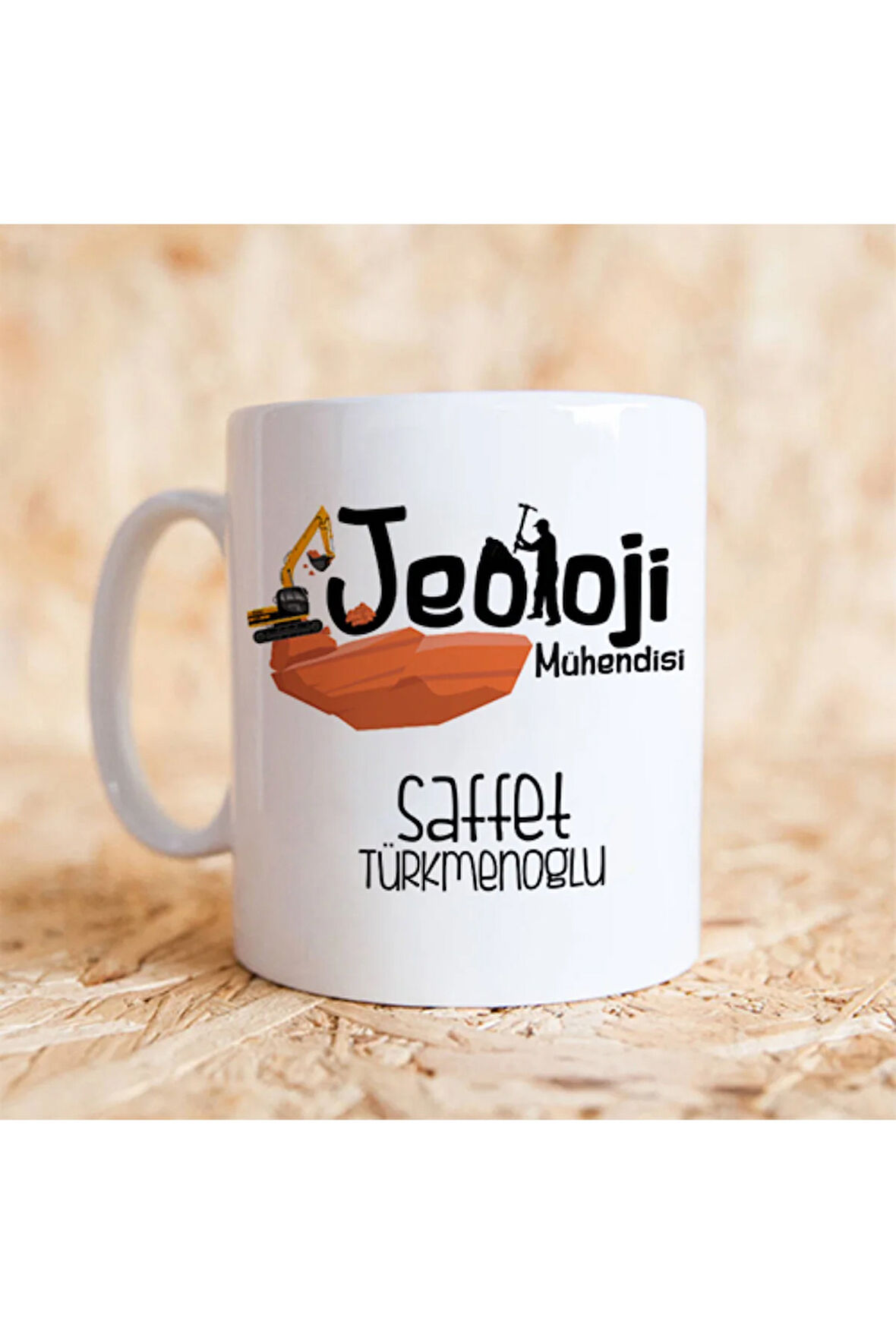 Mesleklere Özel Hediyelik|Kişiselleştirilebilir Jeolojı Mühendisi 2 Hediye Kupa Bardak