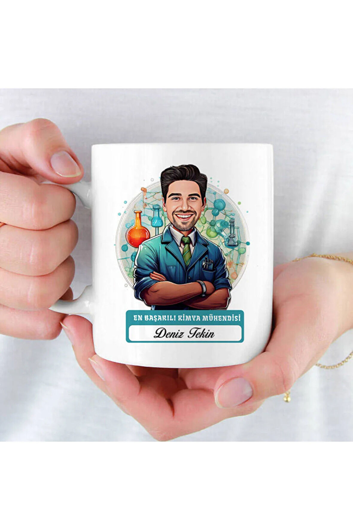 Mesleklere Özel Hediyelik|Kişiselleştirilebilir Kimya Mühendisi Hediye Kupa Bardak