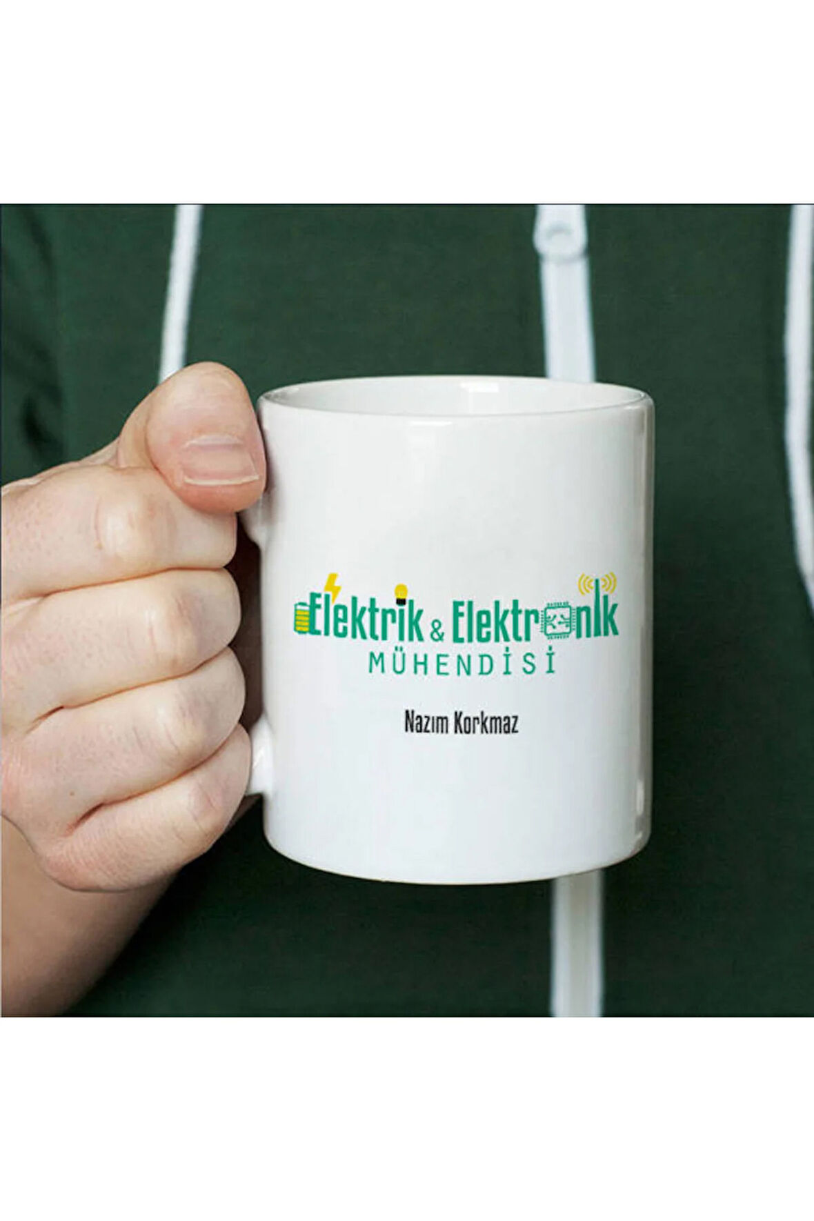 Mesleklere Özel Hediyelik|Kişiselleştirilebilir Elektronik Mühendisi Hediye Kupa Bardak