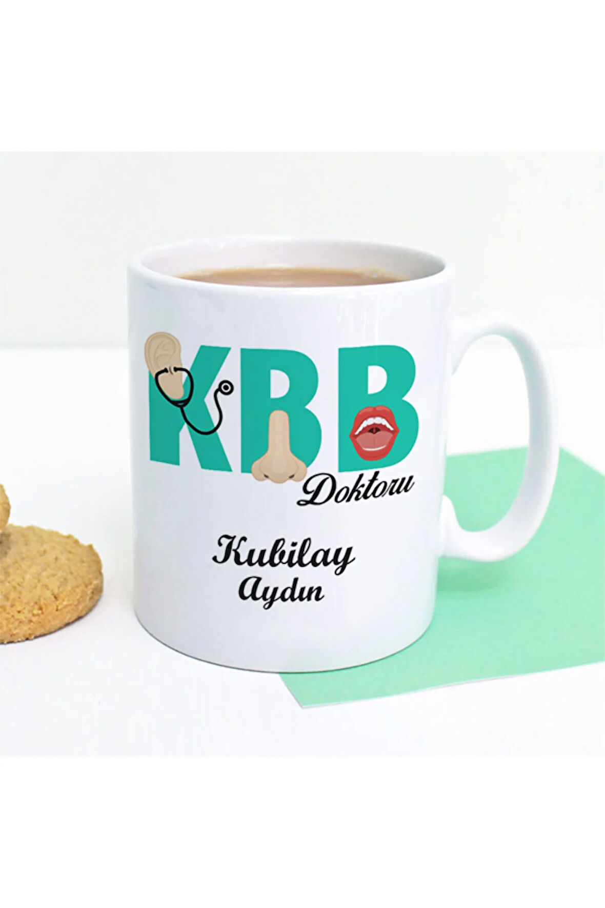 Mesleklere Özel Hediyelik|Kişiselleştirilebilir KBB Doktoru Hediye Kupa Bardak