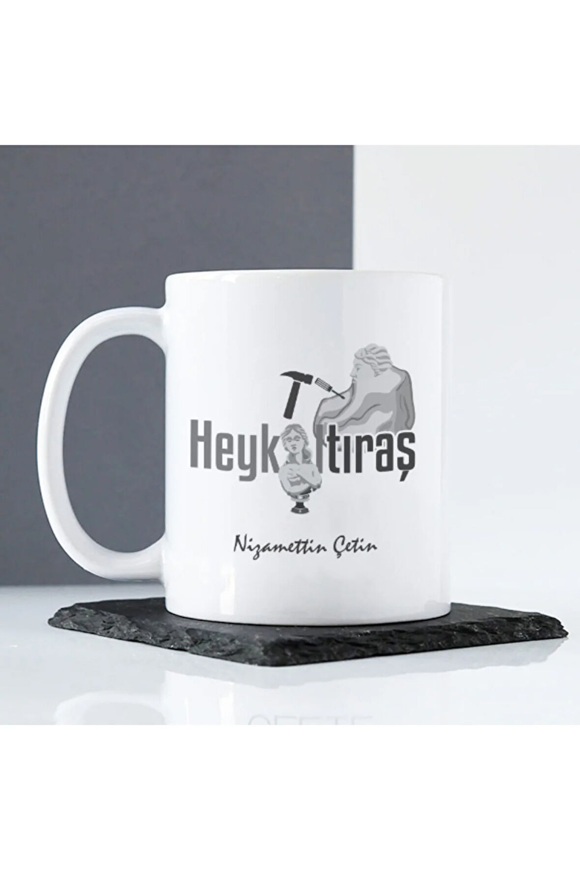 Mesleklere Özel Hediyelik|Kişiselleştirilebilir Heykeltraş Hediye Kupa Bardak