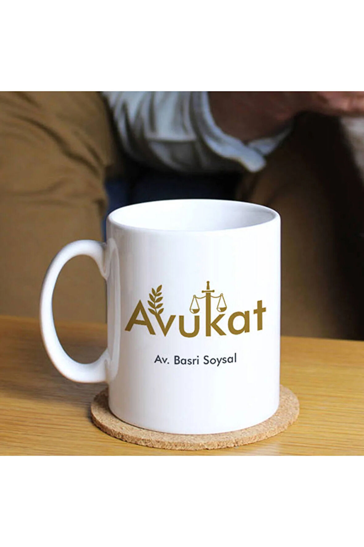 Mesleklere Özel Hediyelik|Kişiselleştirilebilir Avukat 2 Hediye Kupa Bardak