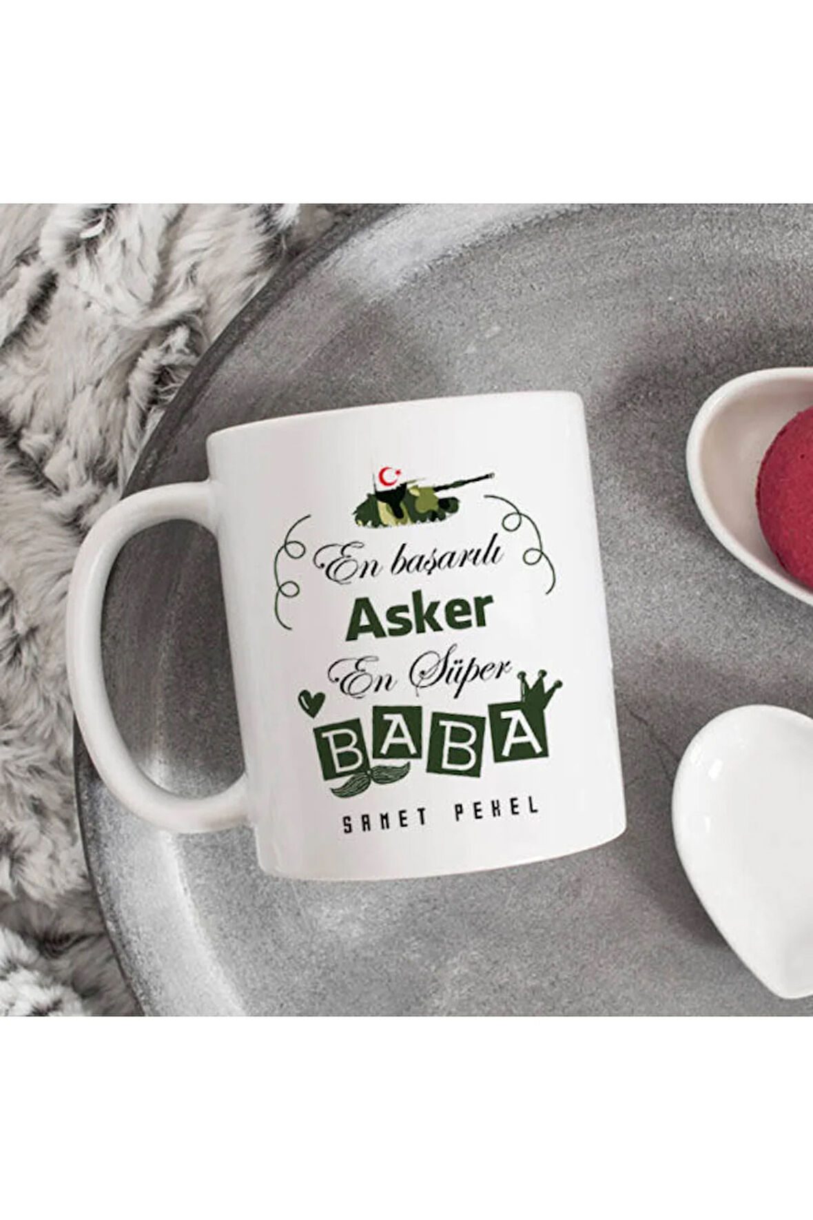 Mesleklere Özel Hediyelik|Kişiselleştirilebilir Asker-Baba Hediye Kupa Bardak