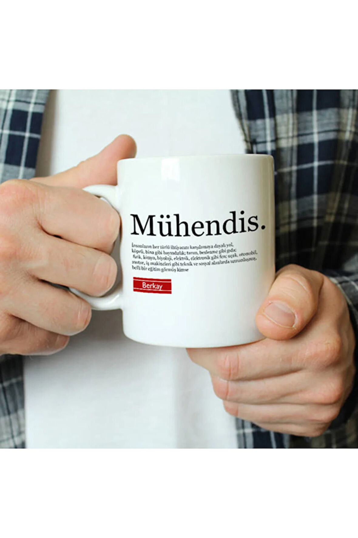 Mesleklere Özel Hediyelik|Kişiselleştirilebilir Mühendis Hediye Kupa Bardak
