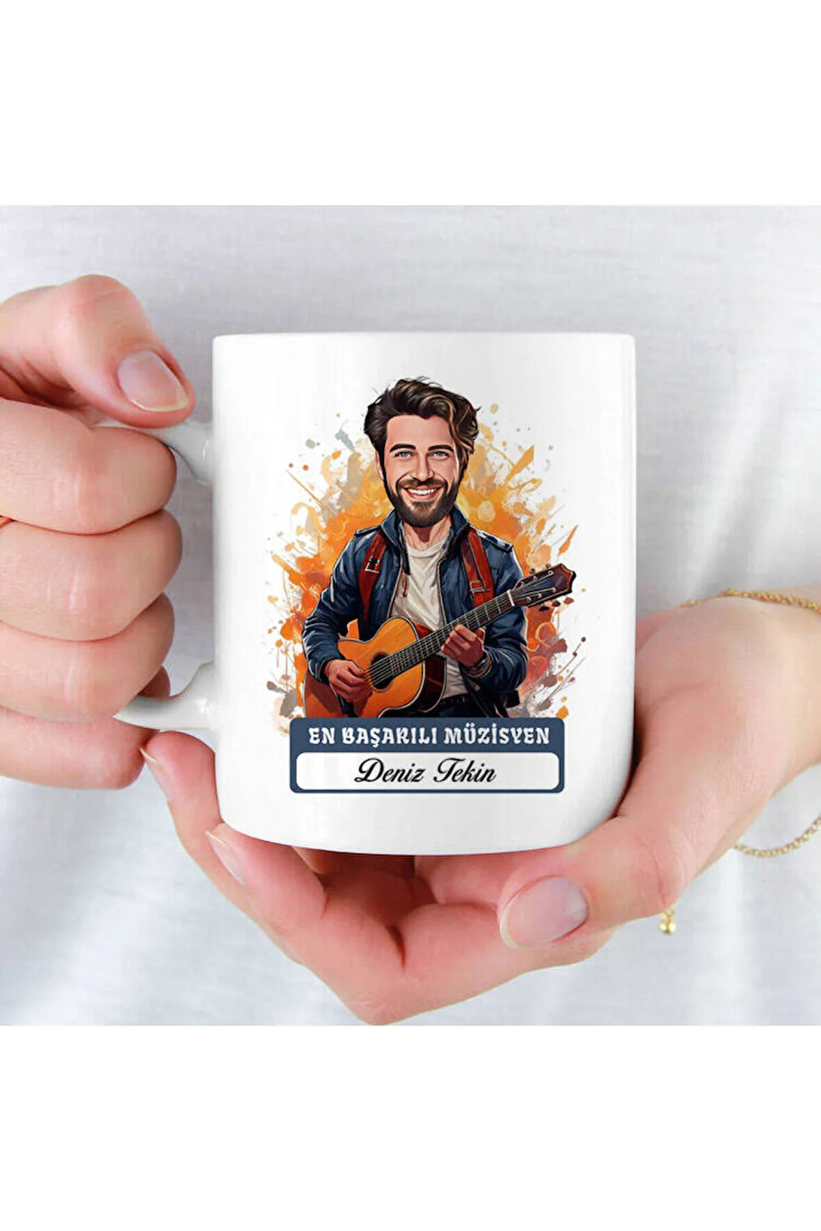 Mesleklere Özel Hediyelik|Kişiselleştirilebilir Müzisyen Hediye Kupa Bardak
