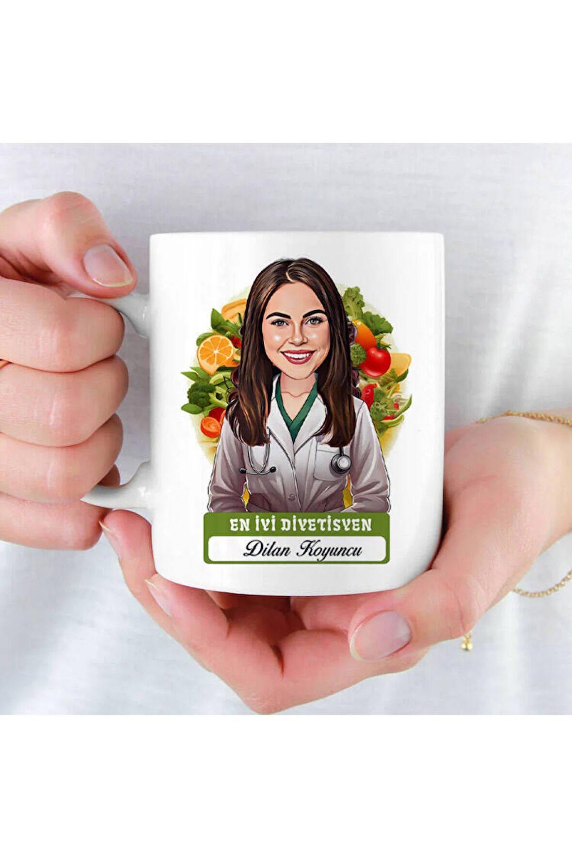 Mesleklere Özel Hediyelik|Kişiselleştirilebilir Diyetisyen Hediye Kupa Bardak
