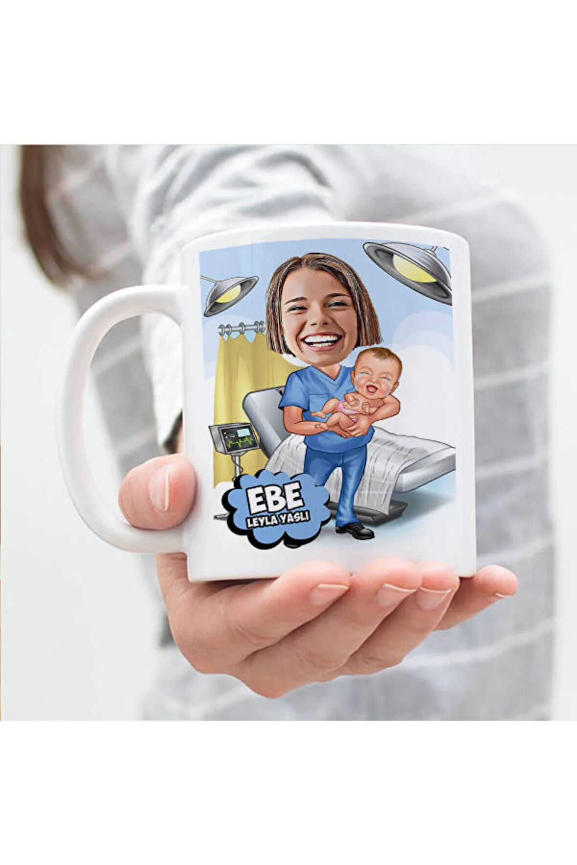 Mesleklere Özel Hediyelik|Kişiselleştirilebilir Ebe Hediye Kupa Bardak
