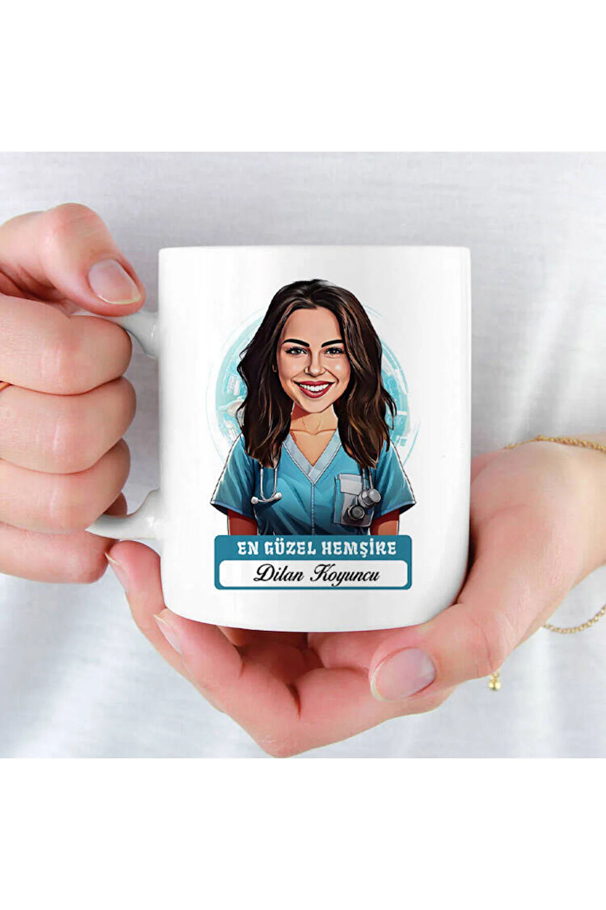 Mesleklere Özel Hediyelik|Kişiselleştirilebilir En Güzel Hemşire Hediye Kupa Bardak
