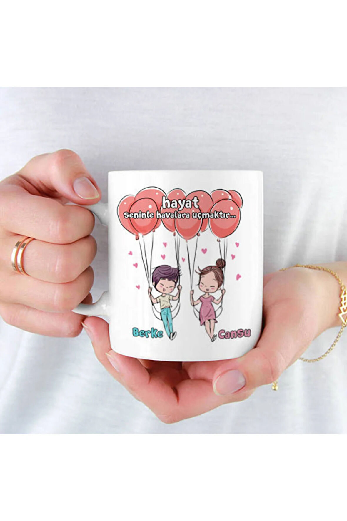 Sevgileye-Arkadaşa Özel Hediyelik|Kişiselleştirilebilir Hediye Kupa Bardak