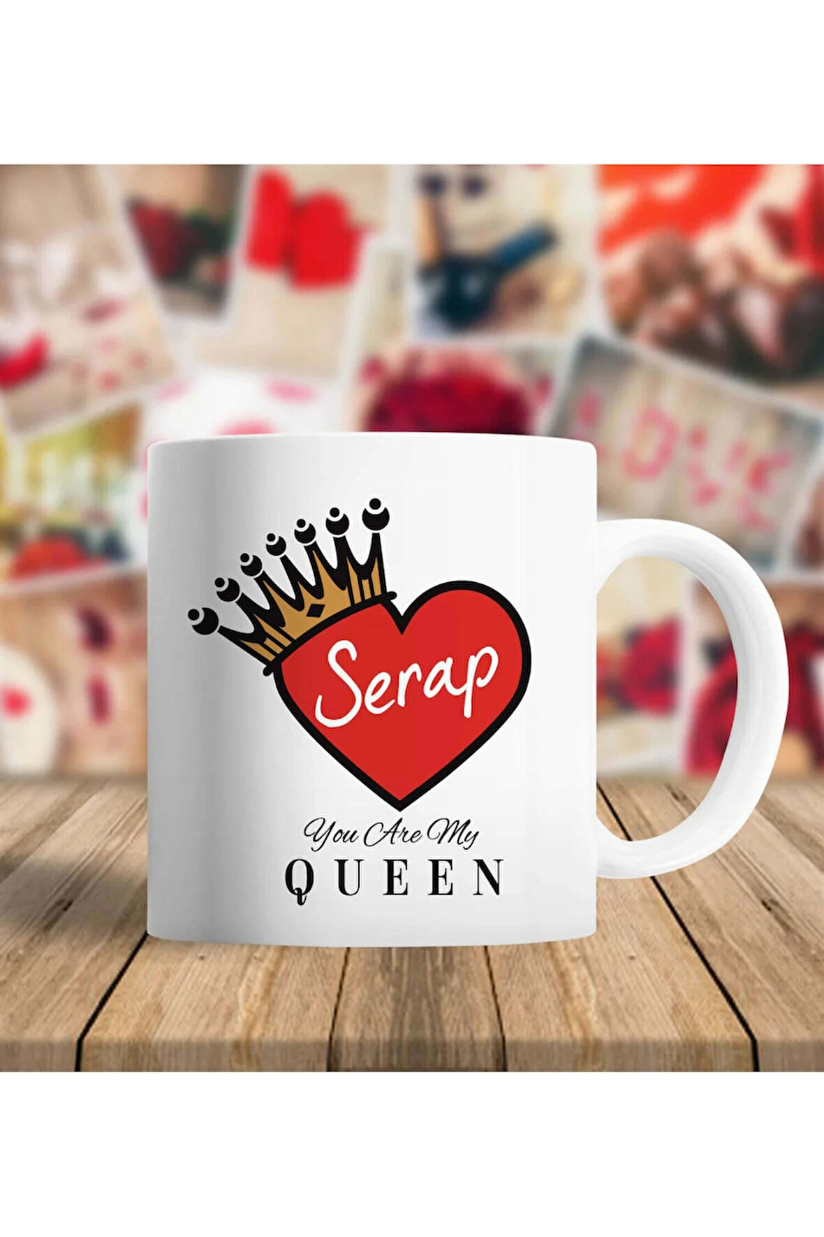 Sevgililer Gününe Özel| Kişiselleştirilebilir Sevgiliye Hediye Kupa Bardak