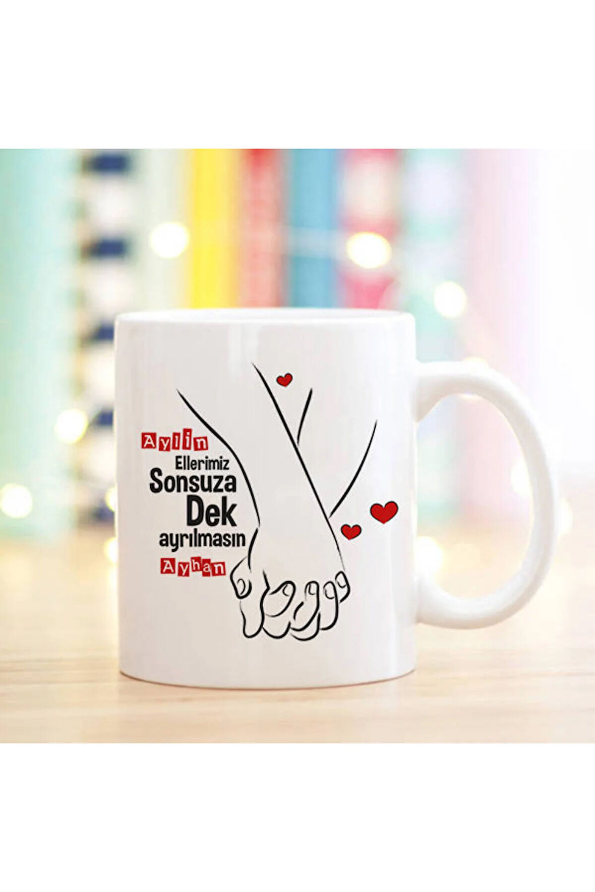 Sevgililer Gününe Özel| Kişiselleştirilebilir Sevgiliye Hediye Kupa Bardak