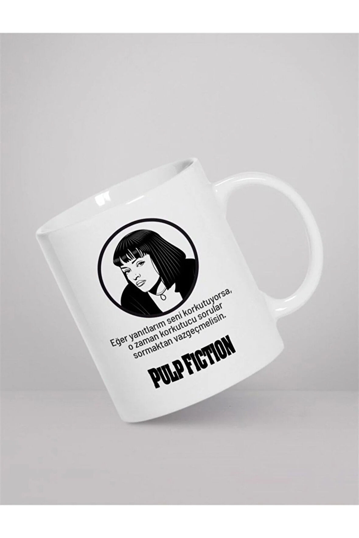 Dizi-Film Hayranlarına Özel| Hediyelik Pulp Fiction Baskılı Kupa Bardak