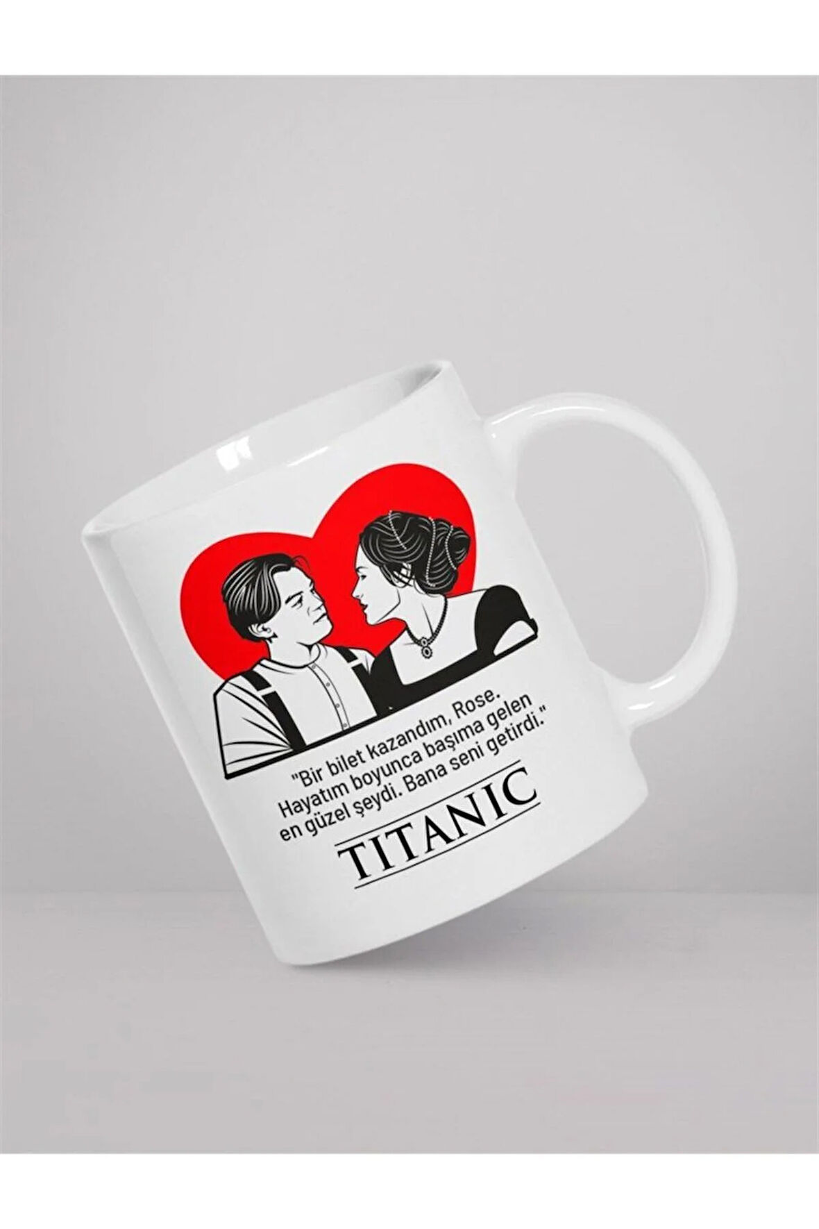 Dizi-Film Hayranlarına Özel| Hediyelik Titanik Baskılı Kupa Bardak