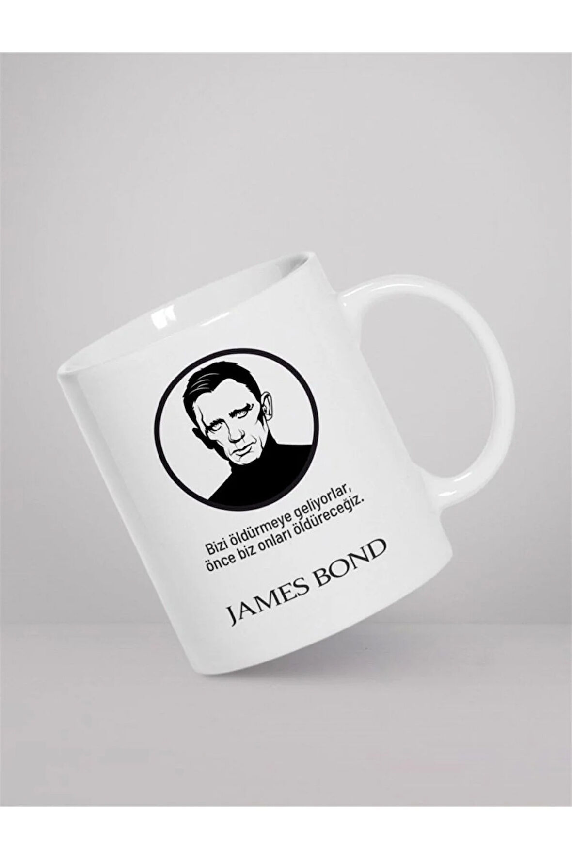 Dizi-Film Hayranlarına Özel| Hediyelik James Bond Baskılı Kupa Bardak