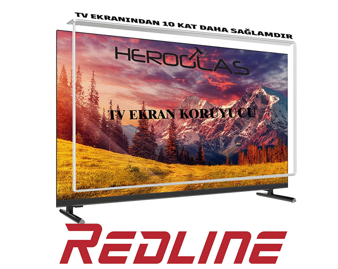 HEROGLAS REDLİNE        MRT-43 43İNÇ TV EKRAN KORUYUCU