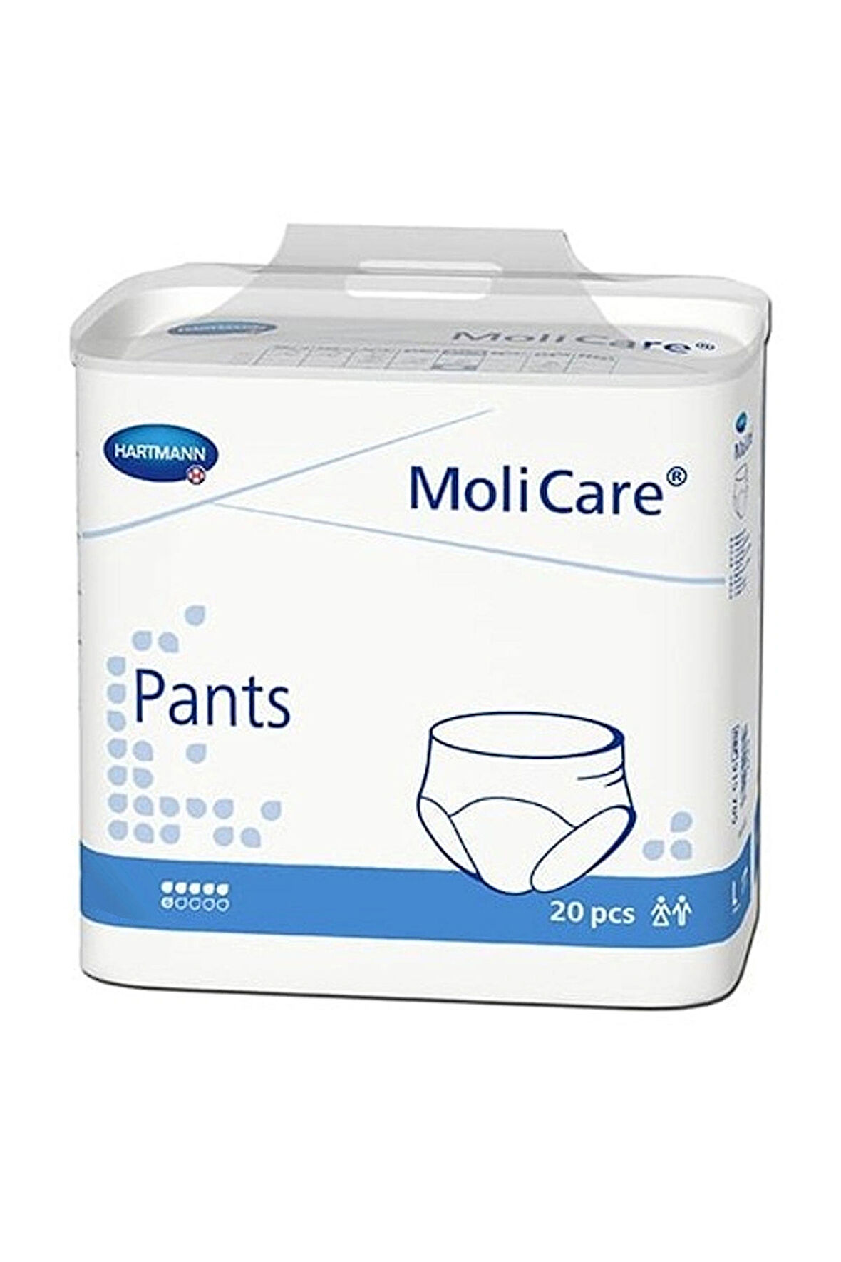 Hartmann MoliCare Premium Pants 6 Damla Medium (M) – 20 Adet Külot Tipi Yetişkin Hasta Bezi