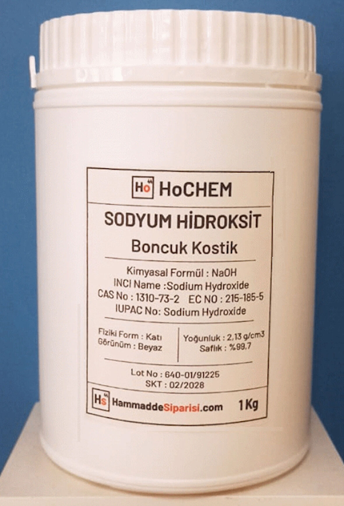 Sodyum Hidroksit Boncuk | 1310-73-2 - 1 KG