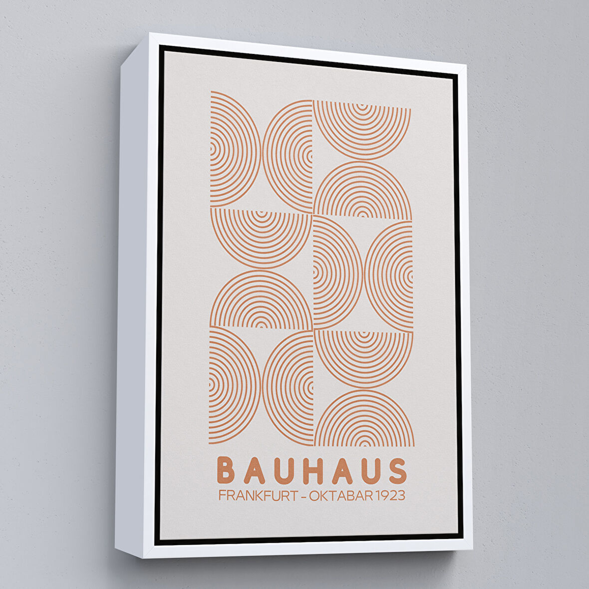 Beyaz Çerçeveli Sevimli Fil Tablosu