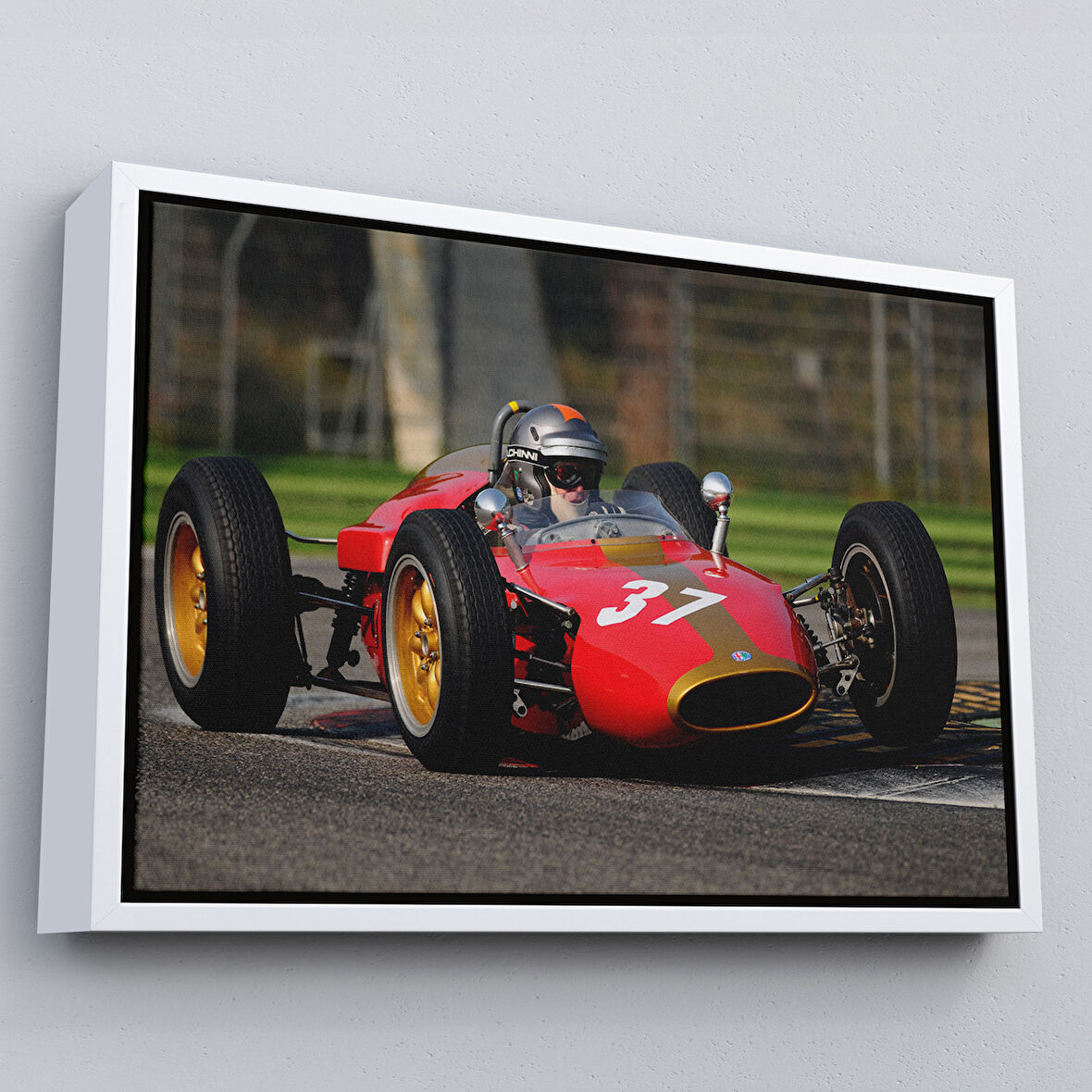 Beyaz Çerçeveli Imola İtalya, Luigi Musso Tarihi GP 2012, Heron Alfa Romeo F1 Sürücüsü