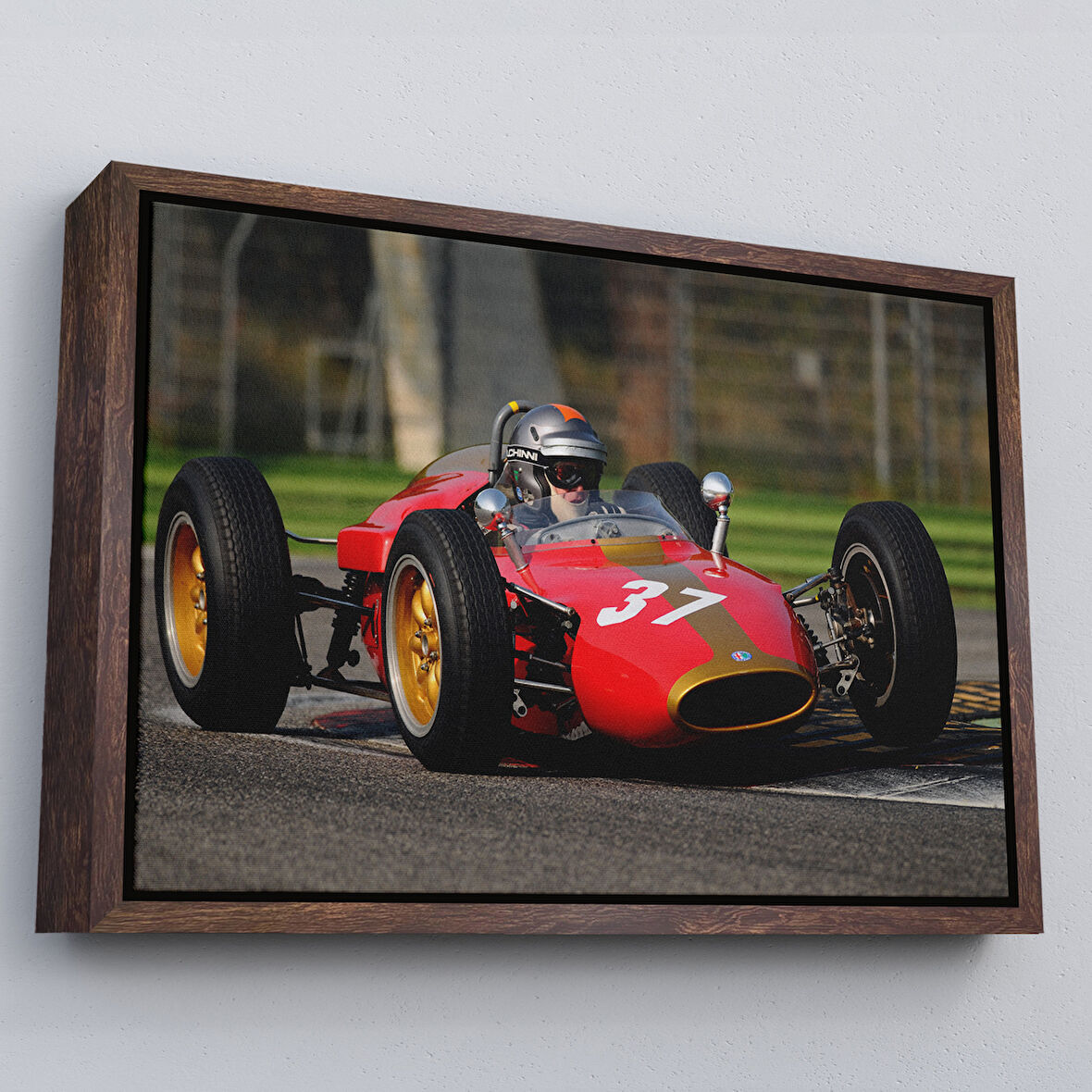 Kahverengi Çerçeveli Imola İtalya, Luigi Musso Tarihi GP 2012, Heron Alfa Romeo F1 Sürücüsü