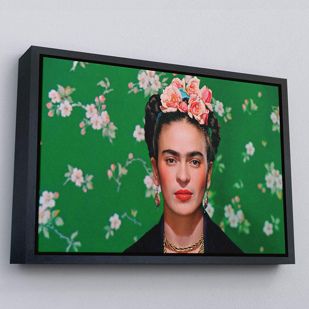 Siyah Çerçeveli Ünlü Ressam Kanvas Tablo