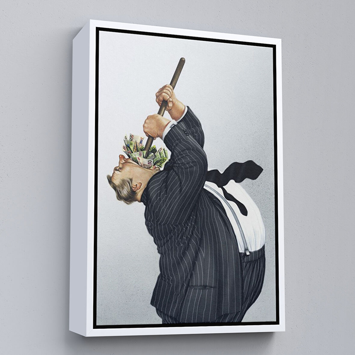 Beyaz Çerçeveli Günümüz Patronları, Sermaye Sahipleri Dekoratif Duvar Tablosu