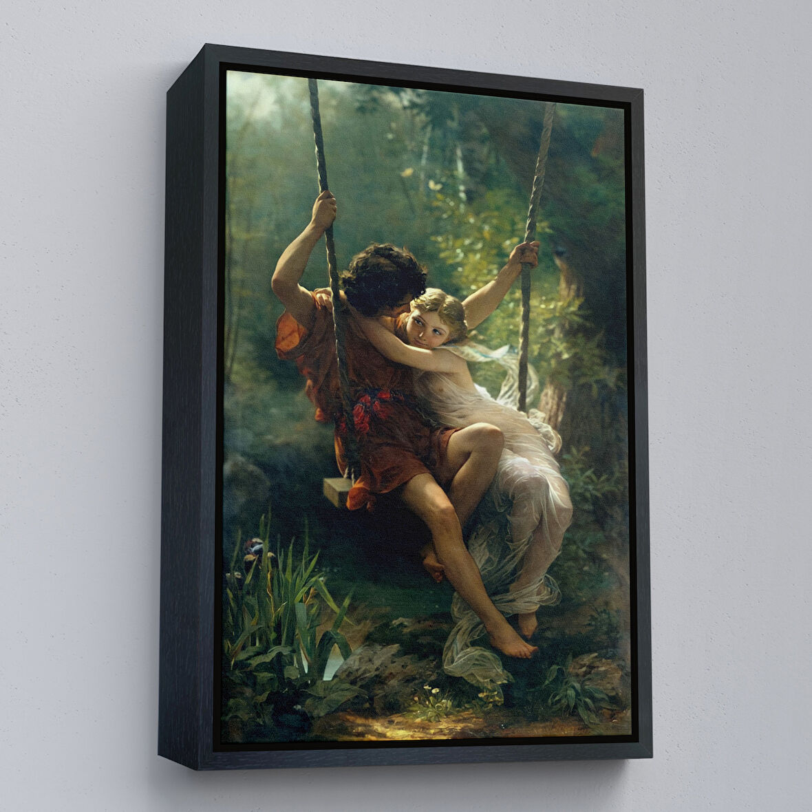 Siyah Çerçeveli Pierre Auguste Cot'ün İlkbahar Adlı Tablosu